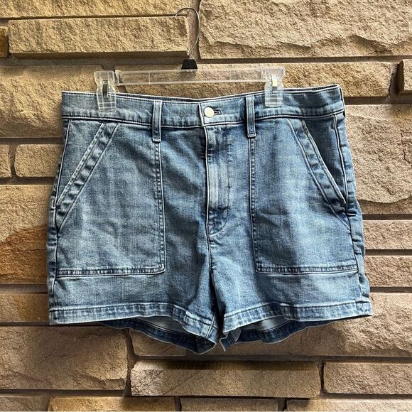 JCREW Utility Denim Short Skylar Wash Blue 32 - Picture 9 of 11